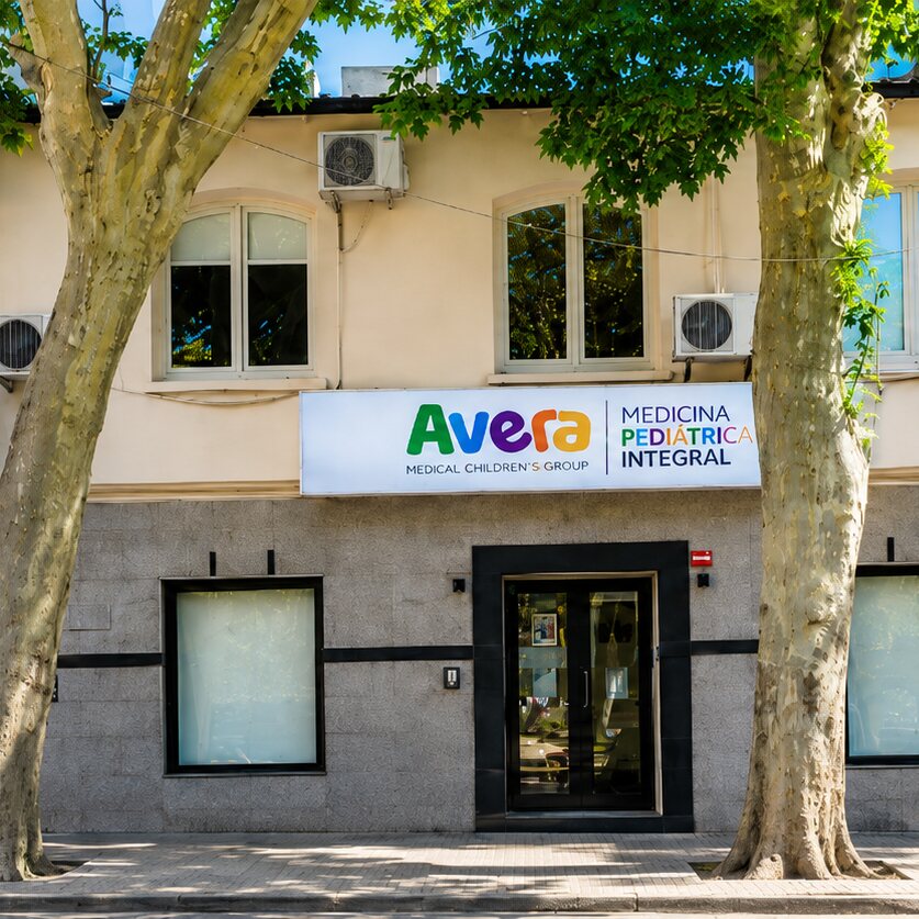 Frente del Centro Pediátrico Integral de Avera